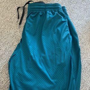 Teal Under Armour Mens Shorts XL